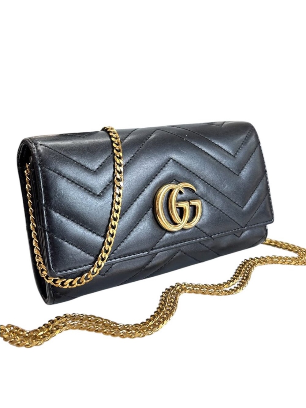 GUCCI MARMONT CHAIN WALLET